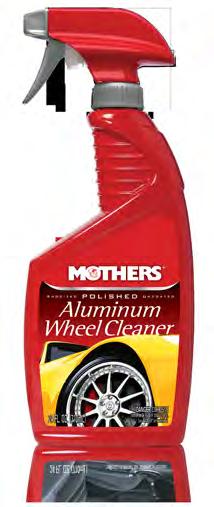 Mothers Chrome Wheel Cleaner is specially formulated to quickly and easily clean chrome wire wheels, chrome plated wheels, chrome wire hubcaps and rough cast aluminum mag wheels.