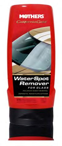 Removes stubborn hard water spots and stains from any exterior glass surface.