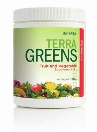 Add one scoop of TerraGreens with 8 oz. of water or your favorite beverage and drink immediately. PRIMARY BENEFITS These statements have not been evaluated by the Food and Drug Administration.