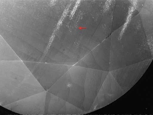 SEM-ED-XRF analysis revealed the presence of particles on the surface of blue CVD diamonds inclusions containing Pb and Bi (Fig.12). The origin of these impurities is unknown.