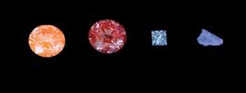 The birefringence of synthetic pink HPHT -grown diamonds is not present and that assists with identification of these diamonds.