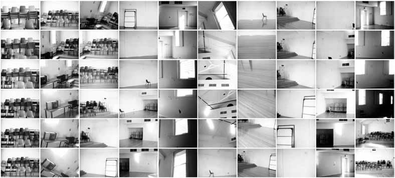 Gwenneth Boelens & Helen Grogan Choreography (for Gallery 2, ACCA), 2006 14 up to 60 plan prints on Forex 118.8 x 89.
