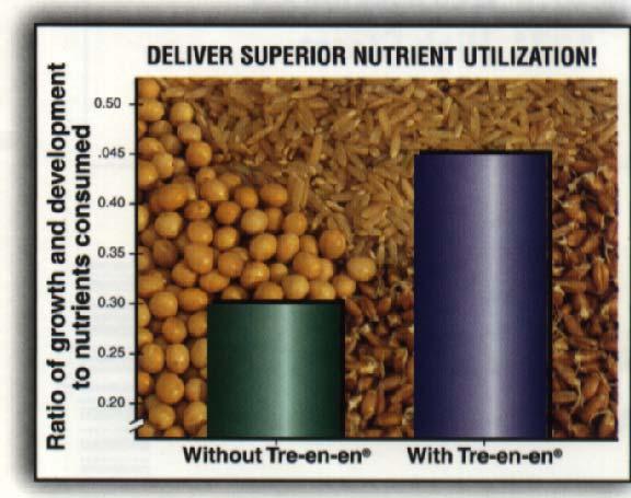 Nutrient Utilization Lipids found in grains dramatically improve