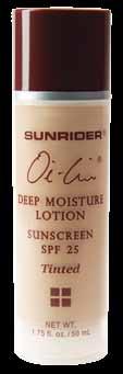 Oi-Lin Deep Moisture Lotion SPF 25 Ideal for normal to oily skin types, it combines the Oi-Lin Deep Moisture Lotion formulation with broad spectrum UVA and UVB protection.