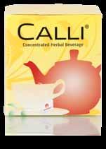 grinding. Rich in flavor and nutrients, Calli is a modern super tea. 10/2.5g bags 60/2.
