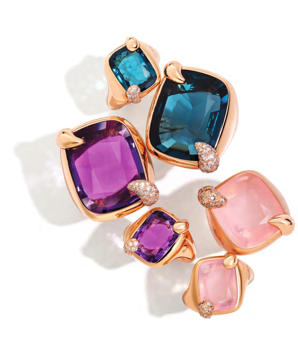 WHAT S NEW WITH RITRATTO POMELLATO IS THINKING BIG IN CELEBRATION OF ITS 50TH ANNIVERSARY, THE MILANESE JEWELLER HAS RELEASED A NEW COLLECTION NAMED RITRATTO THAT