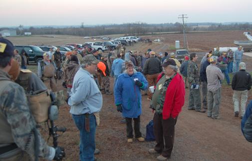 It was attended by more than 300 relic diggers in search of Civil War era artifacts.