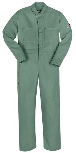 chest pocket with flap, rule pocket Bi-swing action back Side vent openings Fabric: EXCEL FR Flame-resistant, 9 oz. twill 100% cotton Protection: Arc Rating ATPV 11.