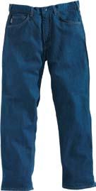 Triple-stitched main seams 19 leg openings fit over work boots NFPA 70E compliant Flame-resistant fabric by ount Vernon ills DN FRB160DN/Denim GKH WAIT INEA