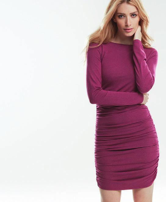 slit and a self sleeve tab. this beautiful style has a natural dropped waist and a chic obi belt.