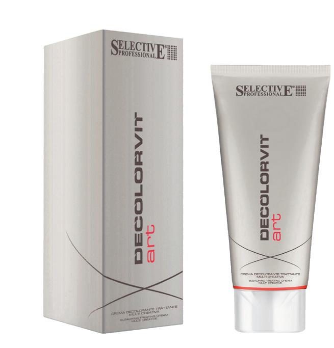 conditioning and creative bleaching UP TO 7 TONES art super-lightening and conditioning action for damaged and fragile hair for creative bleaching techniques BLEACHINGTREATING CREAM MULTICREATIVE