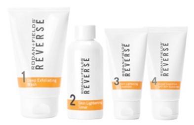REVERSE LIGHTENING REGIMEN Sun damage accumulates as you age, often leading to stubborn dark marks, patches and age spots. Clean the slate with the REVERSE Lightening Regimen.