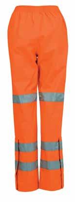 Conforms to: EN ISO 20471:2013 Class 2, EN 343:2003+A1:2007 3, 1 & GORT 3279 Issue 8 Sizes: 8-22 Ref: 18L1500 Regular 18L1700 Tall Workwear Women s Hi-Vis Cargo Trouser Orange Designed specifically