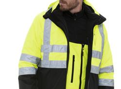 CLASS 1 CLASS 2 CLASS 3 - Worker s attention is fully on any traffic - There is a separation between worker and traffic Require less background and tape. Vests are usually Class 1 or 2.