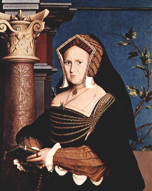 Lady Mary Guildford by Hans Holbein Younger 1527 I want to show the style of the fore-sleeves, part of which is untucked.