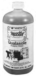 Each QUALASOLE - THE MODERN FRENCH POLISH Qualasole requires no oil when polishing, padding, touching up, or renovating.
