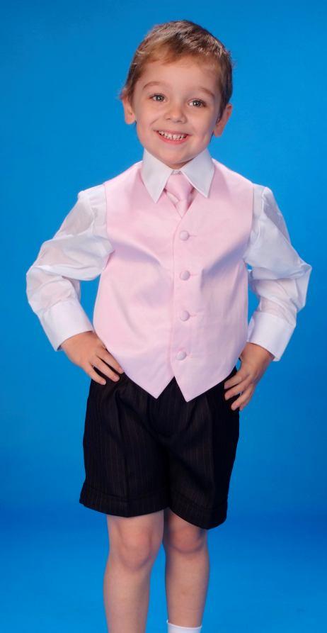 78 All Sold Sepa ra tely:- Pink Satin Vest & Tie 4 pc Set (also comes with Bow Tie &