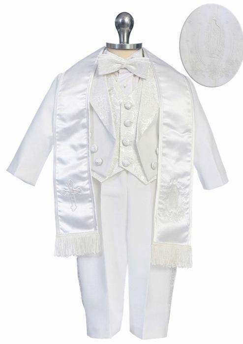 3, 4 # 170 6 Piece Boys Christening Set Available in sizes