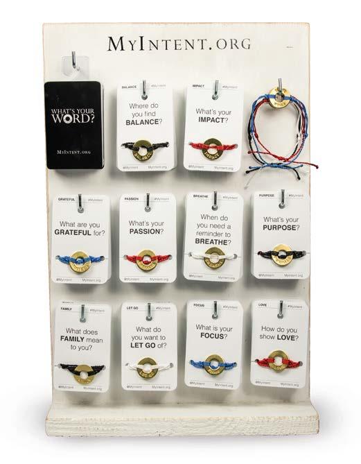 CLASSIC DISPLAY $60 MSRP $30 WHOLESALE PER ITEM Top Picks BRACELETS WITH YOUR WORD TO TRY ON. HOLDS DECKS OF QUESTION CARDS WITH HANGER.