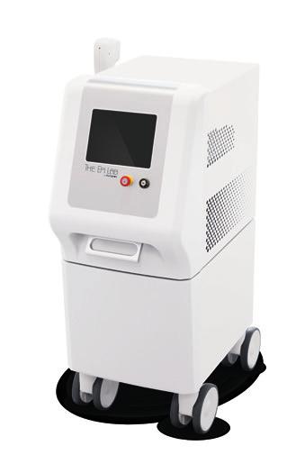 SPECIFICATIONS * THE EPI LAB Technology High power diode laser, class 4 Power: max. 2 400 W Wavelength: 755 nm to 950 nm Fluence: Spot size: max. 20 J/cm 2 (XL-L Handpiece) max.