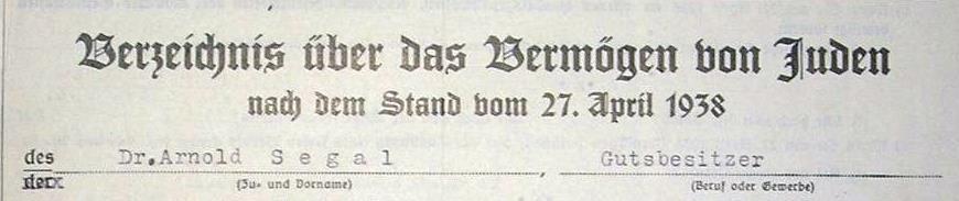 Since, according to the law of 27 April 1938 (yes, only six weeks after the Anschluss!