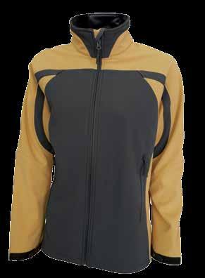 8000 mm, breathable 1000 g/m 2 /24h 0709K Ladies jacket / softshell 3 layers, 310 g/m 2, Outer: