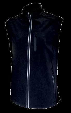 100% polyester without fleece, Windproof, water repellent 8000
