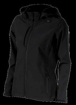 SOFTSHELL / REMOVABLE HOOD 3 LAYERS, 310 g/m 2, OUTER: 96% POLYESTER 4% SPANDEX, TPU MEMBRANE, INSIDE: 100% POLYESTER