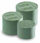 Floral Foam Maxlife #6 Cylinder 4"D x 3 3 /16"H (Fits #6 O BOWL Container) Floral Cake Foam 5¾"D x 3 7 /8"H (Fits larger baskets and containers