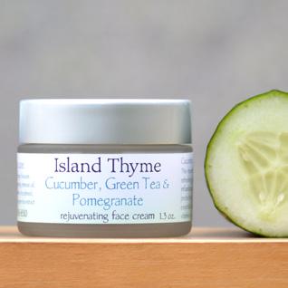 N Cucumber Pomegranate Face Cream Moisturizing without being oily. Features refreshing cucumber distillate, organic aloe vera extract, antioxidant green tea and regenerative pomegranate seed oil.