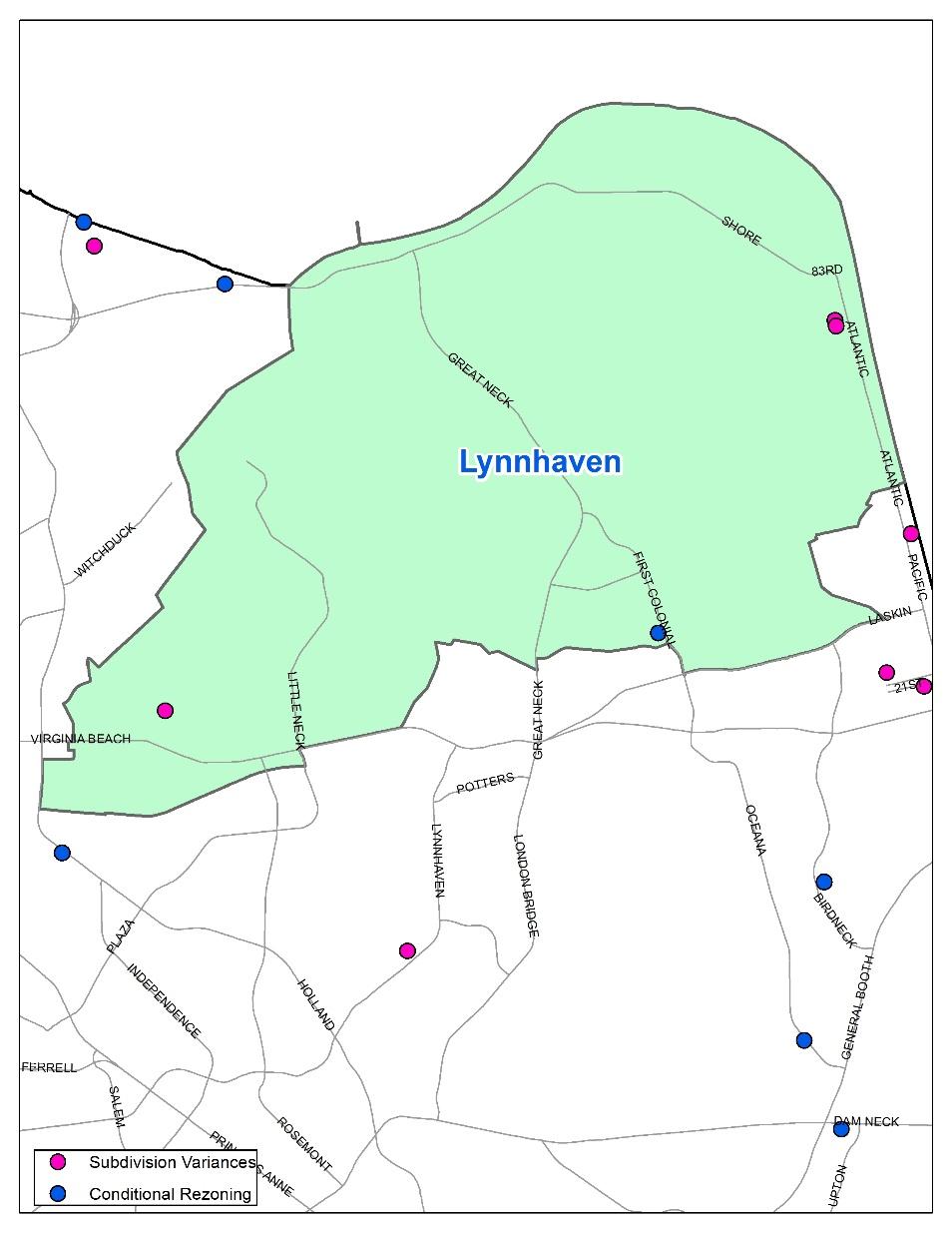 Lynnhaven 5 Subdivision Variances 3 Dimensional Requirements 2