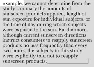 02) Conclusion: SPF 85 formulation more effective than SPF 50 in protecting from sunburn with a single application in a high UV test environment Russak et