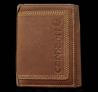 with stitching Black / BLK 001 Brown / BRN 200 Black / BLK 001 Brown / BRN 200 Detroit Rodeo Wallet CH-62245 Top grain leather Six credit card