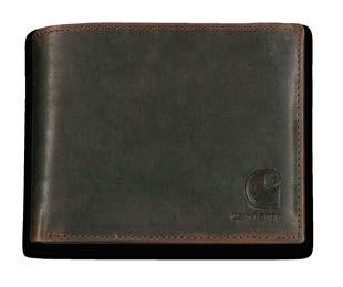 WALLETS Oil Tan Trifold Wallet 61-2235 Full grain leather in