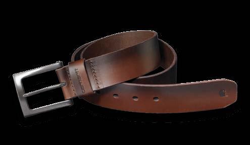 BELTS Rugged Flex Belt CH-22505 Top grain leather strap with stitched edges Rugged Flex stretch technology for ease of movement Logo engraved onto