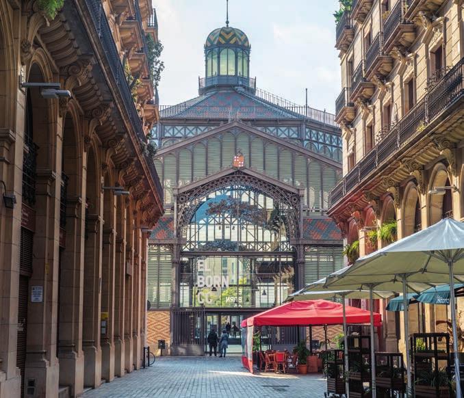 Born is home to the Mercat del Born, a 19th century market that s recently been transformed into a cultural centre The Mercat del Born (above and below left) tells Barcelona s history, as does the