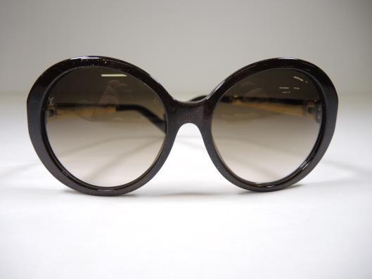 LOUIS VUITTON Metallic Brown Petit Soupcon Rond Sunglasses Retailed for $675, sold in one day for $299.