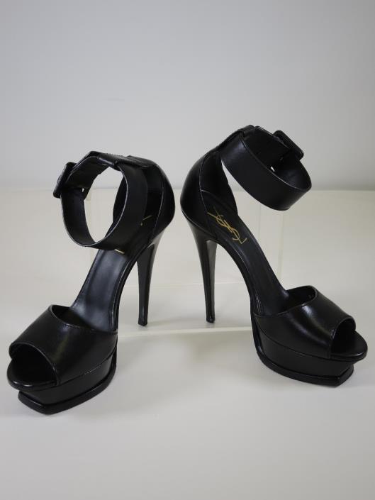 YVES SAINT LAURENT Tribute Ankle Strap Sandals Size 7 Retailed for $870, sold in one day for $279.