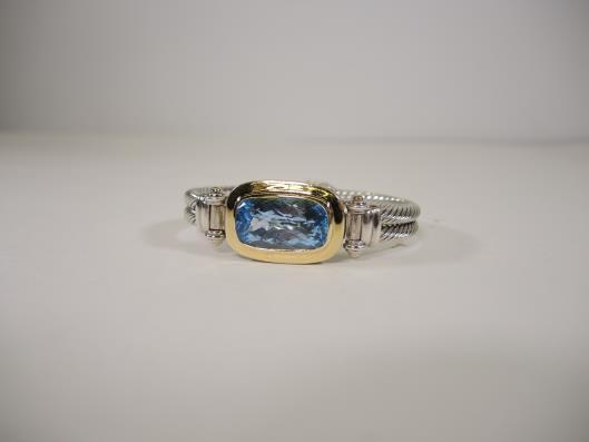 DAVID YURMAN Hampton Blue Topaz Hinge Bracelet Sold in one day for $899. 05/06/17 Your wrist will be mesmerizing while wearing this gorgeous Hampton Blue Topaz bracelet.