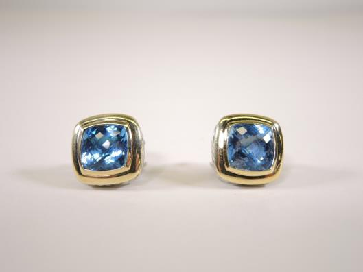 DAVID YURMAN Hampton Blue Albion Earrings Sold in one day for $449.