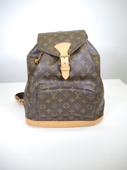LOUIS VUITTON Montsouris GM Backpack Retailed for $1,300, sold in one day for $699. 05/27/17 Backpacks are the ultimate grab and go accessory, you can stay hands free all day long!