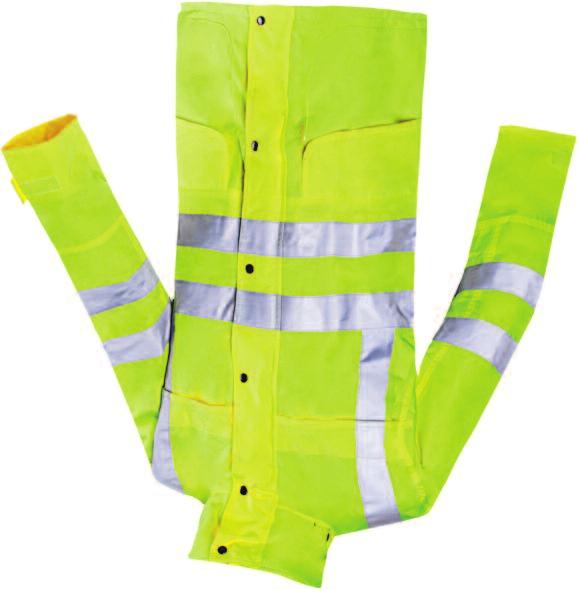SKOLLFIELD 209A HI VIS RAIN JACKET WITH DETACHABLE BODYWARMER Hi-vis rain jacket with detachable bodywarmer. Multifunctional 4 in 1 product. Can be used in all weather conditions. 100% waterproof.