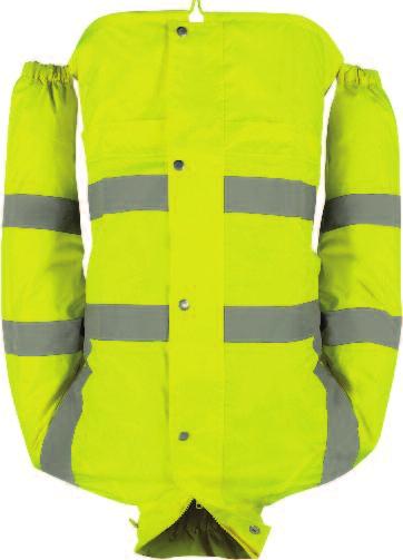 Lining: Warm fleece-lined body & quilted sleeve lining. Fastener: Zip. Reflective tape: Retromax.