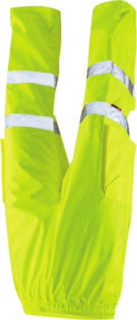 Yellow PTR02HV S - 3XL Orange PTR06HV S - 3XL HI VIS WATERPROOF OVER TROUSERS Over trousers with an elasticated waistband. 2 side access pockets.