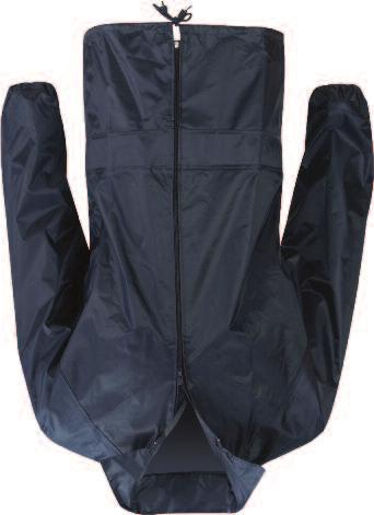 Black PTR79RW S - 3XL Navy PTR58RW S - 3XL RAIN JACKET & TROUSERS (SEPARATES) Jacket: Lightweight nylon