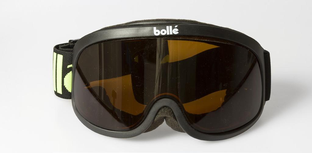 Goggles are used to protect the eyes from direct sunlight and from the glare of light reflected by snow and ice.