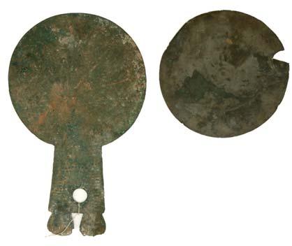 150-200 57 A GROUP OF BRONZE BLADES AND HANDLES Circa 10th Century B.C. to Roman Period and later Including seven Luristan bronze daggers and blades, 9.