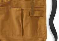 side entry and utility band Set-in pocket with secure zipper