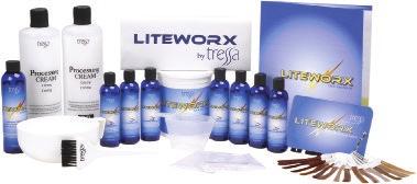 LITEWORX Lift & Tone System This lightning-speed color system lifts and tones in one application, in as little as 20 minutes! What does this mean to you? It means less time and more revenue!