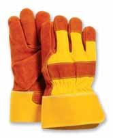 1501A Premium Side Split The cornerstone of the Majestic work glove selection, this side split cowhide palm glove features a full-leather index finger, knuckle strap, and rubberized safety cuff.